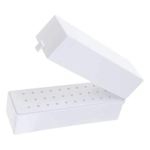 30/48 Löcher Nägelkunstbohrer Bits Storage Box Schleifkörperkopf Bithalter Display Nagelbohrer Bit Organizer Ständer Nägel Schleifen von Gissroys