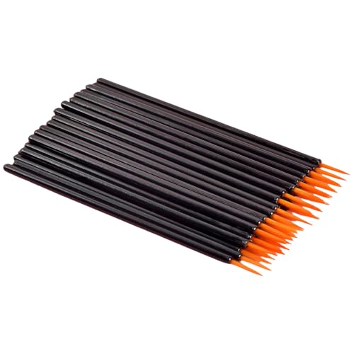 50 Stück Lidschatten-Pinsel, Lippenstift-Pinsel, Make-up-Pinsel, Wimpernverlängerungspinsel für Damen von Gissroys