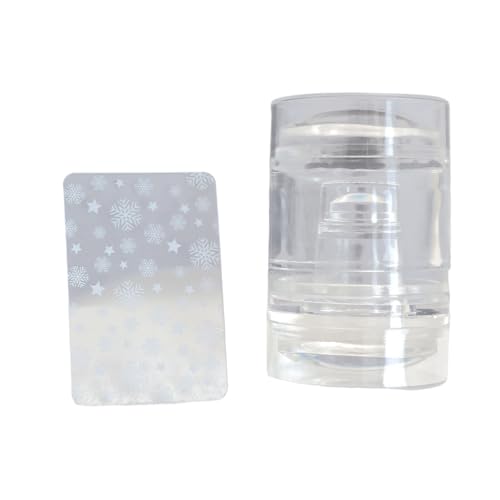 Anfängerfreundliches Nagelkunst-Stempel-Set mit flexiblen Silikonstempeln und ergonomischem Schaber, professionelle Maniküre für Zuhause, Nagelstempel-Set, Silikon von Gissroys