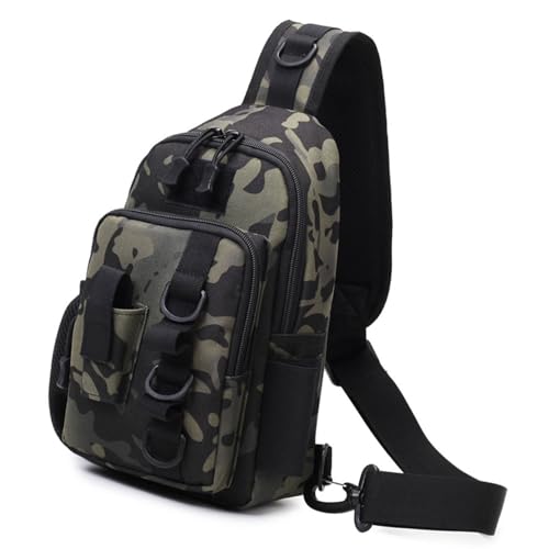 Angelschlingen, Umhängetasche, Brusttasche, Aufbewahrungstasche, Schultertasche für Süß- oder Salzwasserangeln, Dunkle Nacht, Einheitsgröße Angelschlingen, Umhängetasche, Brusttasche, Aufbewahrungstasche, Schultertasche für Süß- oder Salzwasserangeln, Dunkle Nacht, Einheitsgröße von Gissroys