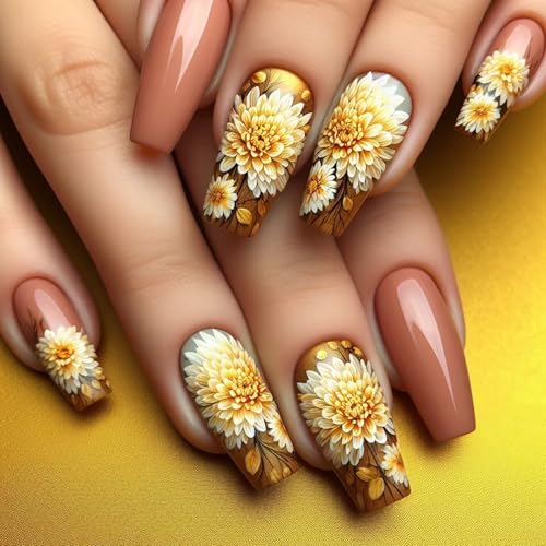 Ballerinas Coffin Press Auf Nägeln Französische Falsche Nägel Acryl Falsche Nägel Künstliche Klebstoffe Für Frauen Mädchen Ballerinas Coffin Fake Nagel von Gissroys
