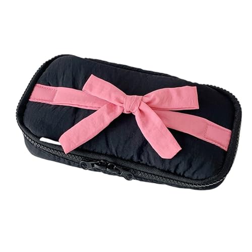 Bleistiftkoffer Mit Großer Kapazität Hübsches Bögen Stiftbeutel Schulmaterial Für Die Organisation Von Markierungen Und Zubehör Bögen Bag Box Bowknot School Office Supplies von Gissroys