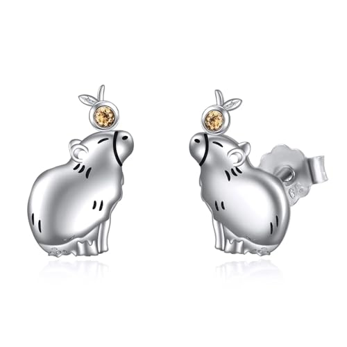 Capybara Ohrringe, modisches Ohrhaken, Charm-Schmuck für Damen, stilvoller Ohrschmuck, niedliche Ohrstecker, Charm-Ohrringe, Legierung, Einheitsgröße, Wie beschrieben, Wie beschrieben von Gissroys