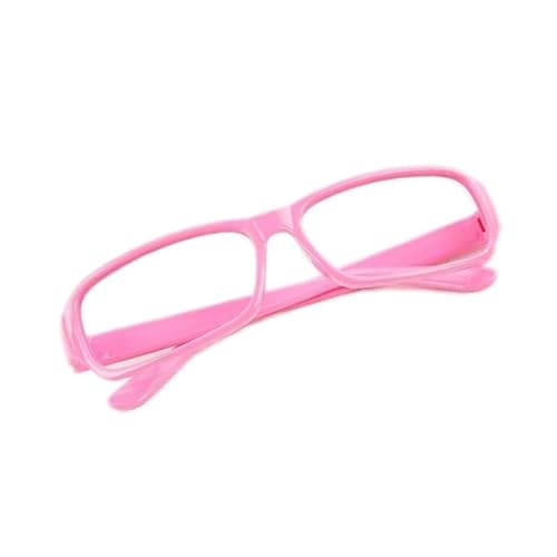 Cosplay Kostüm Subkulturen Brillenrahmen Neuheit Lustige Brille ohne Linse Brillenrahmen für Frauen Mädchen Geschenke Bunt Keine Linse Brille von Gissroys