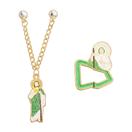 Dekorative Clip Revers Pin Handgefertigte Jacken Rucksack Abzeichen Accessoire Für Dame Detaillierter Religiöser Brustwolkenschmuck Easy Attht Hat Clip von Gissroys