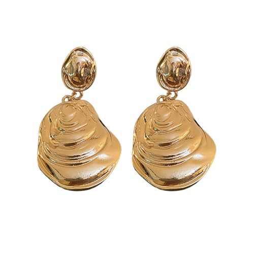 Einzigartige Drop Ohrringe Mit Einzigartiger Textur Leichter Geometrischer Schmuck Für Alltägliche Und Besondere Anlässe Statement von Gissroys