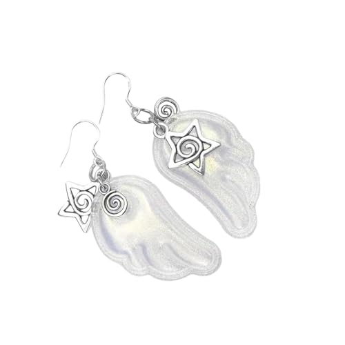 Einzigartige Flügelform Ohrringe Legierung Leichter Komfort Alltags Ohr Accessoires Modeschmuck Für Vielseitige Modeohrringe Für Outfits von Gissroys