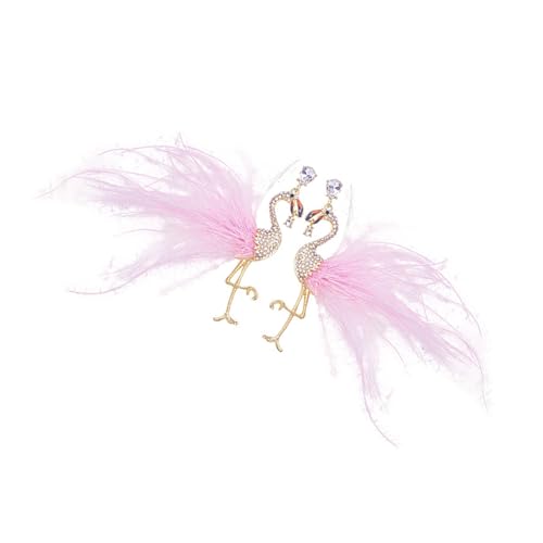 Elegante Flamingo-Ohrringe mit funkelnden Kristallen, Schmuck-Accessoire für Damen, modisches Geschenk, einzigartige Flamingo-Ohrringe Elegante Flamingo-Ohrringe mit funkelnden Kristallen, Schmuck-Accessoire für Damen, modisches Geschenk, einzigartige Flamingo-Ohrringe von Gissroys