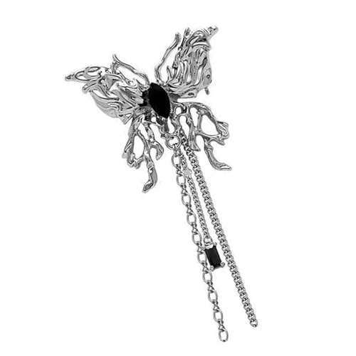 Elegante Schmetterlings-Quasten-Brosche aus Legierung, Schmucknadel für Damen, stilvolles Accessoire, Geschenk, dekoratives Bekleidungszubehör, Schal, Anstecknadel von Gissroys