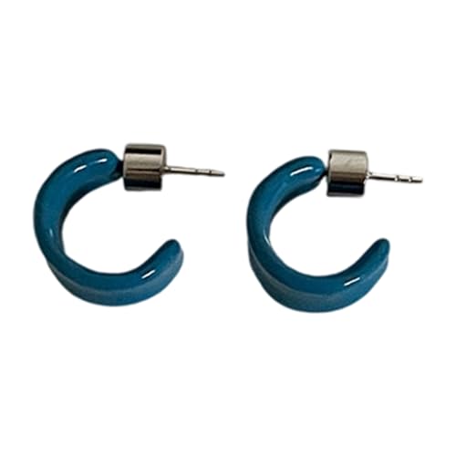 Elegante offene C-Creolen, tragbares Accessoire für Partys oder den täglichen Gebrauch, bequemer Tragekomfort und stilvolle C-förmige Ohrringe, Einheitsgröße, Wie beschrieben, Wie beschrieben von Gissroys