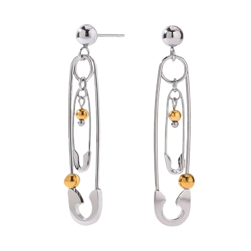 Eleganter Edelstahl Reifenoop Ohrring Leichter Robuster Schmuck Leichte Elegante Ohrringe Für Frauen Täglich Verschleppende Vielseitige Allergie Resistente Ohrringe von Gissroys