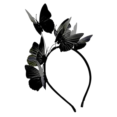 Fascinator mit Schmetterling, elegantes Haar-Accessoire für Damen und Mädchen, Halloween, Party, Cosplay, Braut Fascinator mit Schmetterling, elegantes Haar-Accessoire für Damen und Mädchen, Halloween, Party, Cosplay, Braut von Gissroys