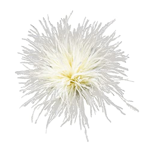 Federbroschen Schal Clip Schmuckzubehör Frauen Kleidungsdekoration Strauß Federmaterial Corsage Pin Lappelstifte Brosche Brosche von Gissroys