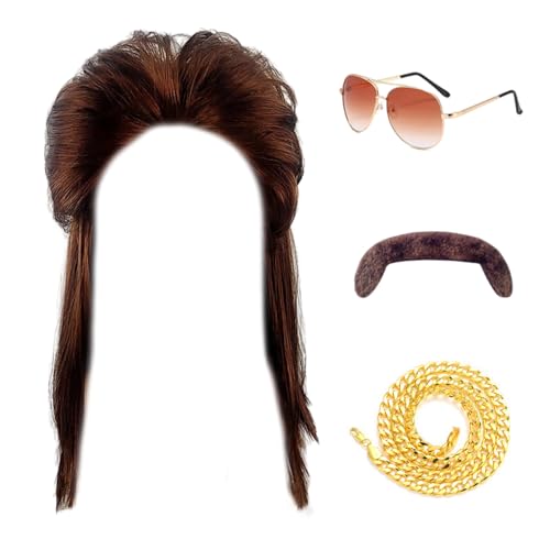 Frauen Natürliche Lockige Perücken Synthetische Lockige Stirnband Perücken Für Themenbezogene Versammlungen Regulierbare Männer von Gissroys