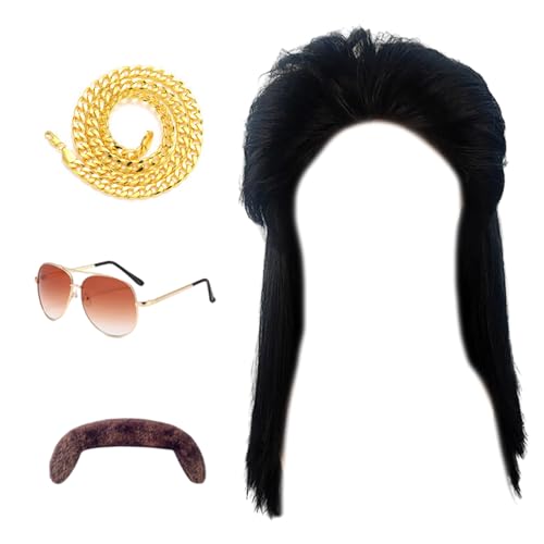 Frauen Natürliche Lockige Perücken Synthetische Lockige Stirnband Perücken Für Themenbezogene Versammlungen Regulierbare Männer von Gissroys