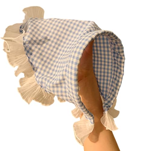Funktionales kariertes Haarband, dreieckiges Kopftuch, praktische und weiche Bandanas, Stirnbänder, Haar-Accessoire für Damen Funktionales kariertes Haarband, dreieckiges Kopftuch, praktische und weiche Bandanas, Stirnbänder, Haar-Accessoire für Damen von Gissroys