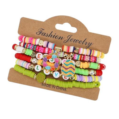 Gissroys 6pcs Multipurpose Handgefertigte Ostermotivpolymer von Gissroys