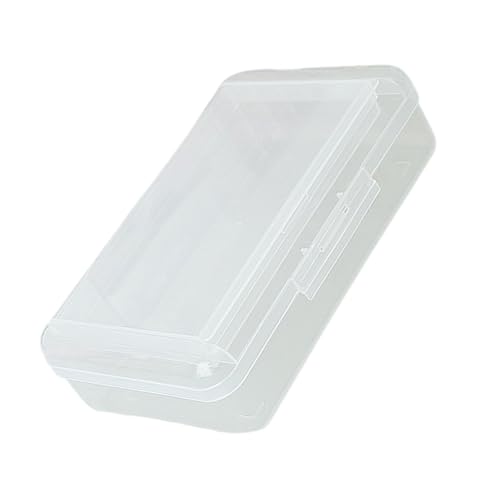 Gissroys Doppelschicht Bleistiftbox Clear Pencil Case High Kapazitäts Stiftbox Farbige Organisatoren Für Studentische Kinder Blau Container von Gissroys