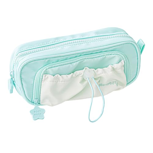 Gissroys Große Bleistiftkoffer Reißverschlüsse Bleistiftbeutel Tragbarer Stiftorganisatoren Aufbewahrungstasche Reise Make Up Beutel Für Student Office Supplies Fall Der Studentin Studentieren von Gissroys