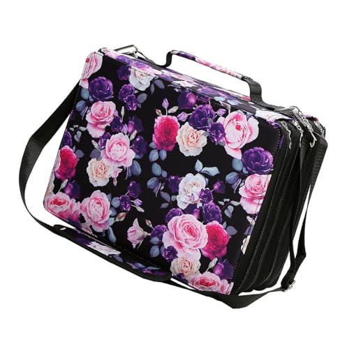 Gissroys Großer Marker Organizer Tragetasche 168/224 Schlitzmarker Stiftbeutel Mit Schultergurt von Gissroys