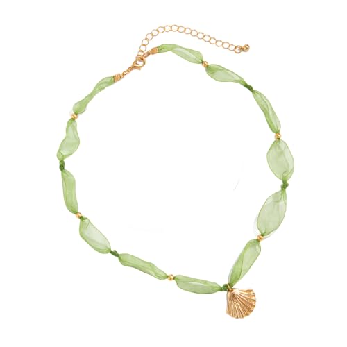 Gissroys Halskette mit Seestern-Anhänger, verstellbare Länge, Schlüsselbeinkette, hypoallergene Legierung, Schmuck für Sie, Muschel-Halskette, Einheitsgröße, Wie beschrieben, Wie beschrieben von Gissroys