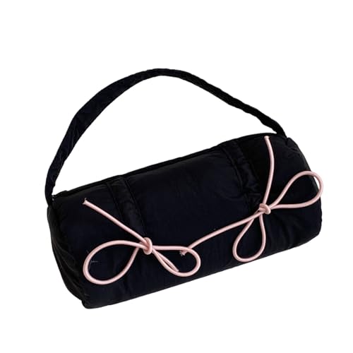 Gissroys Hochkapazität Bleistiftkoffer Bowknot Stiftbeutel Mit Tragbarem Stiftorganisatoren Bleistiftbeutel Travel Make Up Aufbewahrung Tasche Multifunktionaler Gehäuse Organizer von Gissroys