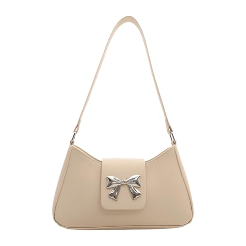Gissroys PU Lederhandtasche Mit Bögen Designs Umhängetasche Zum Verbesserung Ihrer Outfits Für Dateneinkäufe Oder Ungezwungene Outings Umhängetaschen von Gissroys