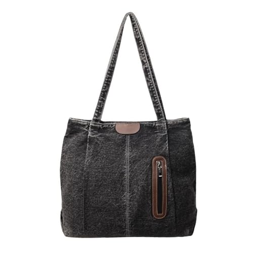 Gissroys Praktische Jeans Handtasche Große Kapazitäts Umhängetasche Satchel Für Freizeit Und Arbeiten Verwenden Tägliche Essentielle Aufbewahrung Organisierte Frauen Handtasche von Gissroys