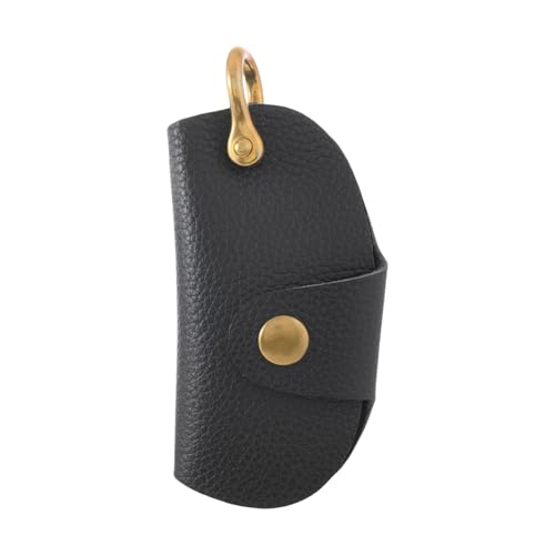 Gissroys Robuste Retro-Geldbörse mit Schlaufenverschlusssystemen für häufigen Zugriff, Schwarz , Einheitsgröße, Mass Beauty von Gissroys