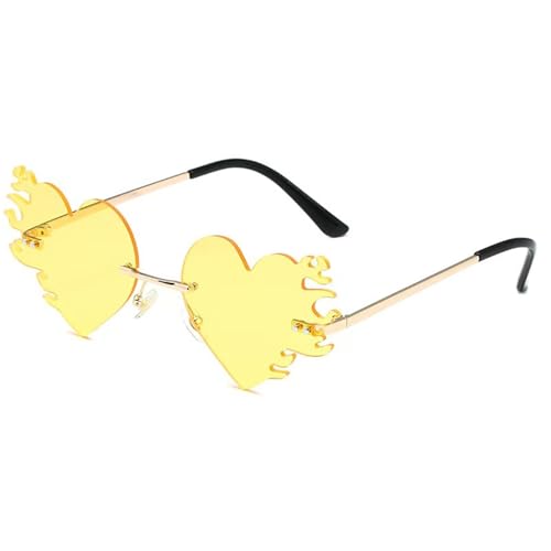 Gissroys Stilvolle Stilvolle Flamme Sonnenbrille Foto Requisiten Rahmenlose Schatten Trendsetter Shades Kostüm Strand Sonnenbrille Gissroys Stilvolle Stilvolle Flamme Sonnenbrille Foto Requisiten Rahmenlose Schatten Trendsetter Shades Kostüm Strand Sonnenbrille von Gissroys