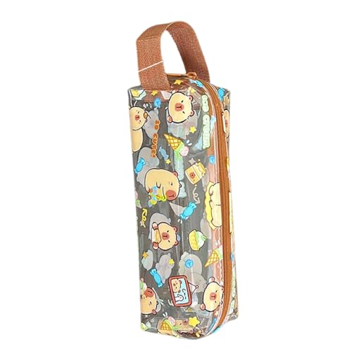 Gissroys Tierstiftkoffer Clear Pen Case Bleistiftbeutel Ästhetische Tasche Stiftbeutel Schöne Für Studenten Capybara Tasche Klar von Gissroys