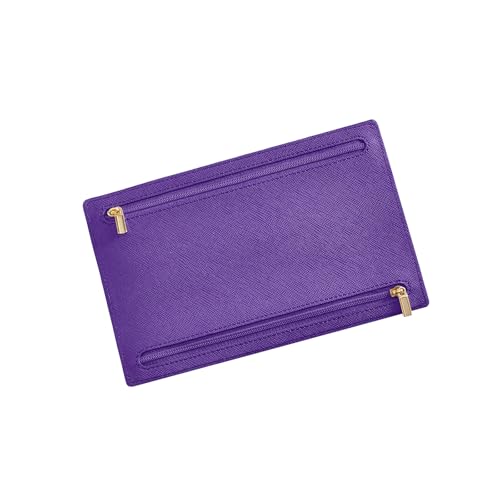 Gissroys Weiche PU Leder Reise Brieftasche Reißverschluss Dokument Organisatoren Mit Pässen Slot Kreditkarten Taschen Kompaktes Design Für Business Trip Travel Wallet With Reißverschluss Schließung von Gissroys