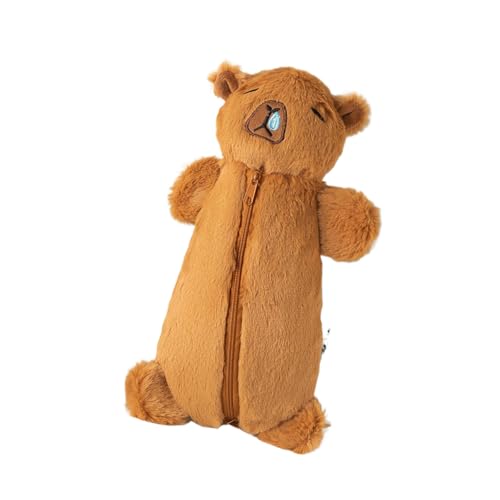 Gissroys Weiche Plüsch Bleistiftkoffer Reißverschluss Bleistiftbeutel Für Schüler Erwachsener Großer Kapazität Stiftbeutel Reisen Kosmetikspeicher Einzigartige von Gissroys