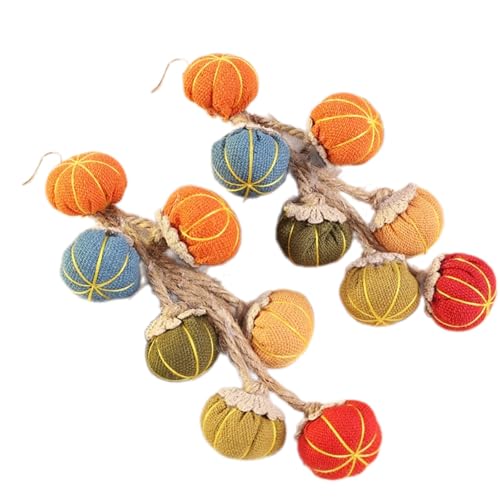 Handgefertigter Robuster Stoff Kürbisohrringe Mode Accessoire Für Frauen Große Sonnenblumen Dangle Statement Schmuck Sonnenblumen Statement von Gissroys