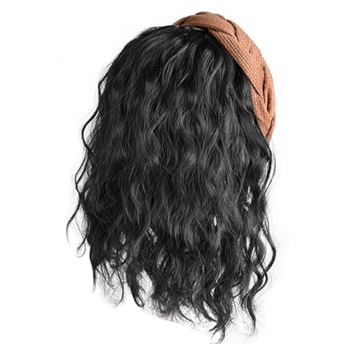 Hochtemperatur Glasfaser Lockiges Haar Stirnband Haarteil Französisches Haarverlängerung Für Frauen Styling Für Den Täglichen Gebrauch Stirnband Perücken von Gissroys