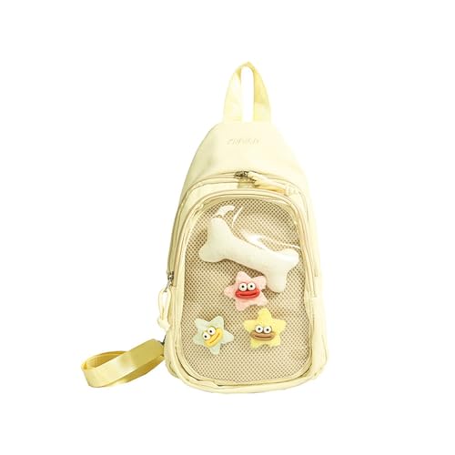 Itabagbag Crossbody Rucksack Clear Itabag Slings Bags Damen Itabag Crossbody Bag Handtasche Satchel Für Damen Klarer Rucksack von Gissroys