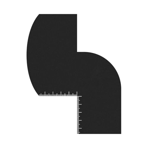 Karte zur Verbesserung der Bartlinie und Haarlinien, mit gebogenen und geraden Linien, wiederverwendbare Schablone für präzises Styling von Gissroys