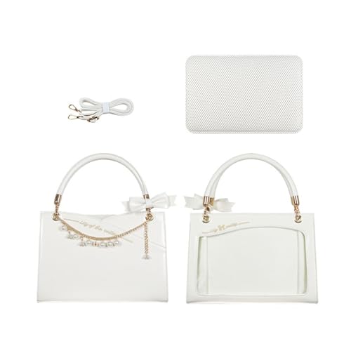Klare ITabag Umhängetasche Pin Display Crossbody Bag School Japanische Stile Messenger Bogen Geldbörse Und Handtasche Itabag Bögen Handtasche Klarer Schulter Japanischer Stil Crossbody von Gissroys
