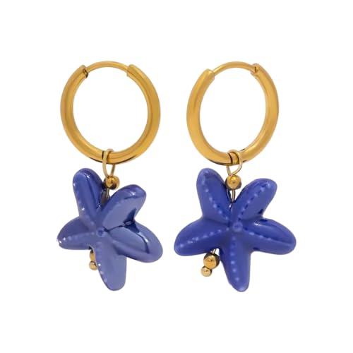 Künstlerische Keramikstärker Fallen Ohrringe Marine Inspirierte Handgefertigte Schmuck Für Freizeitausflüge Legierung Legierung Komfort Fit Leichtes Keramikohr Accessoires von Gissroys