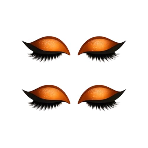 Lazy Ly Shadows Wimpernflecken Farbenfrohe Lidschatten Wimpern Make Up Aufkleber Wiederverwendbares Augen Make Up Multicolory Lidschatten Wimpern Patches von Gissroys