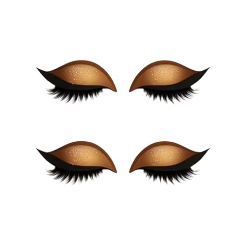 Lazy Ly Shadows Wimpernflecken Farbenfrohe Lidschatten Wimpern Make Up Aufkleber Wiederverwendbares Augen Make Up Multicolory Lidschatten Wimpern Patches von Gissroys