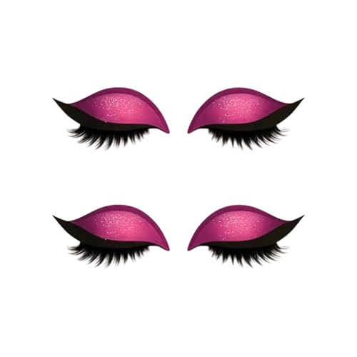 Lazy Ly Shadows Wimpernflecken Farbenfrohe Lidschatten Wimpern Make Up Aufkleber Wiederverwendbares Augen Make Up Multicolory Lidschatten Wimpern Patches von Gissroys