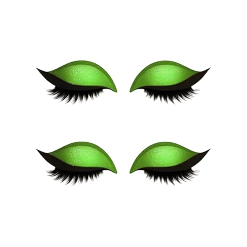 Lazy Ly Shadows Wimpernflecken Farbenfrohe Lidschatten Wimpern Make Up Aufkleber Wiederverwendbares Augen Make Up Multicolory Lidschatten Wimpern Patches von Gissroys