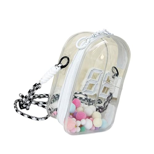 Leichtes Gewicht PVC Crossbody Bag Wasserfeste Klare Beutel Großer Fach Handelsbeutel Für Tägliche Ausflüge Kinderbeutel Essentielle Beutel von Gissroys