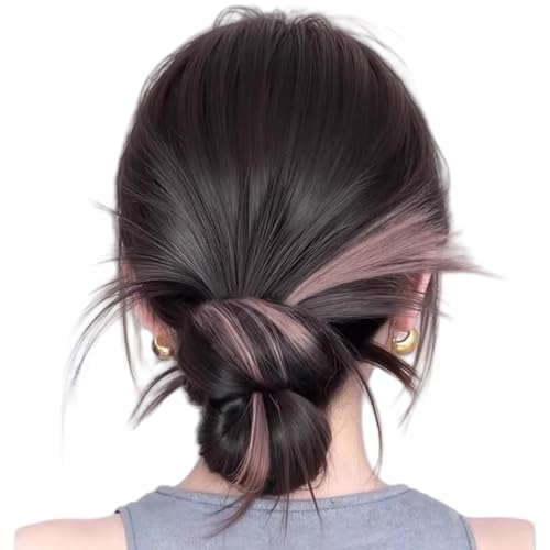 Mädchen Haarteilhaarverlängerungen Für Coser Kopfbedeckung Chignons Zeigen Kleines Gesicht Vielseitiges Haarbrötchen Täglich Realistische Hochtemperaturfaserclips von Gissroys
