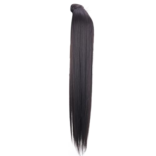 Mädchen Hairpiece Long Hair Extensions Foto Requisiten Lässig Pferdeschwanz Chignons Pferdeschwanz Haarextensions Cosplay Liefert Afroamerikaner Synthetik von Gissroys