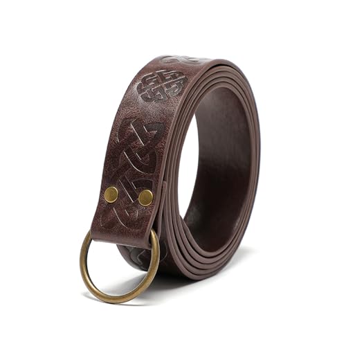 Mittelalterliche Gürteltasche aus Kunstleder, Mittelalter, tragbar, Münzgeldbörse, Gürteltasche, LARP, Kostüme, Geschenke, LARP Hüfttasche, Fas054cf, Einheitsgröße, Mass Beauty von Gissroys