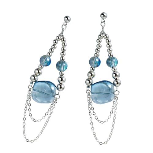 Mode Kettenohrringe Mit Tröpfchendesign Leichter Dangle Mit Einzigartigen Quastenketten Accessoire Quasten Fallen von Gissroys