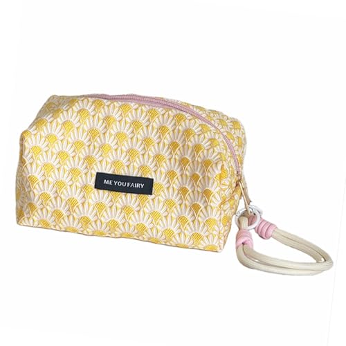 Mode Make Up Tasche Mit Floralen Designs Weicher Kosmetischer Für Frauen Und Mädchen Bequeme Reiseberauflagerung Compact Travel Make Up Hülle von Gissroys