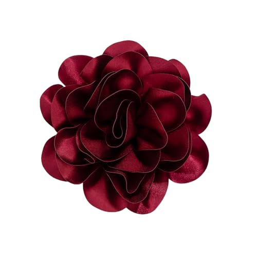 Modische Stoff Big Flower Brosche Handgefertigtes Lampennadel Juwely Schöne Stoff Brosche Stift Für Frauen Kleidung Kragenverzierung Für Modebegeisterte von Gissroys